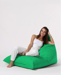 Atelier Del Sofa Pyramid Big Bed Pouf - Verde Pistacho
